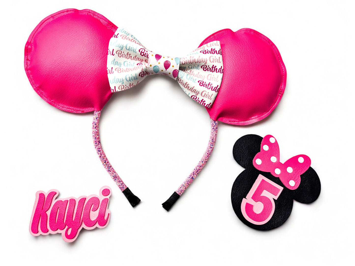 Birthday Ears & Pin Set