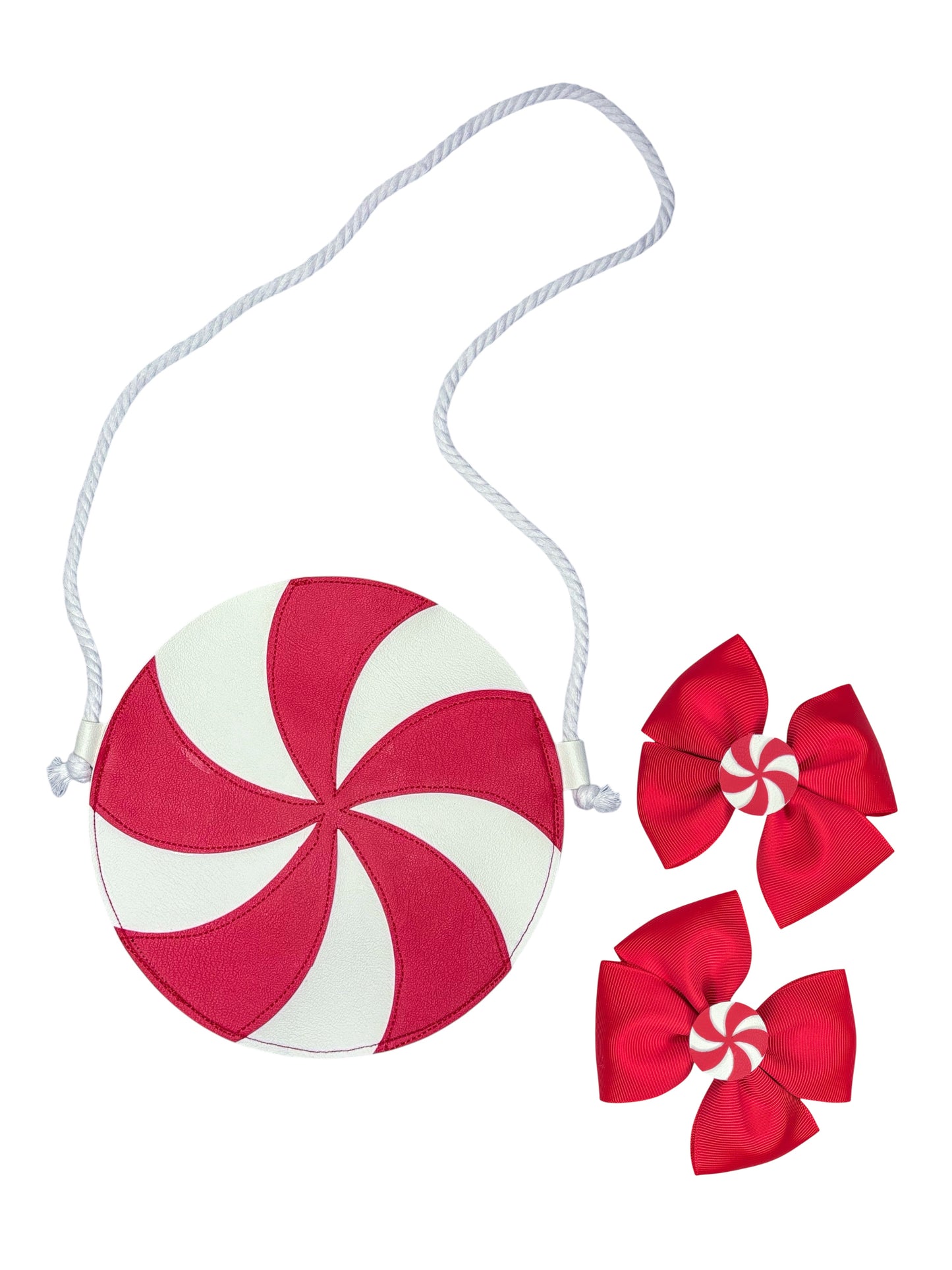 Pair perfectly with our peppermint bow