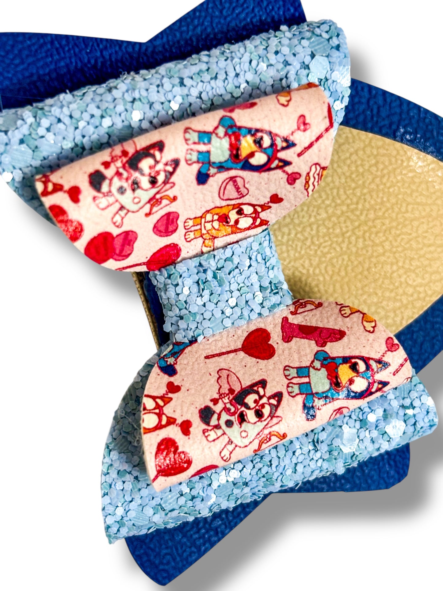 Blue Dog Ears Hair Clips