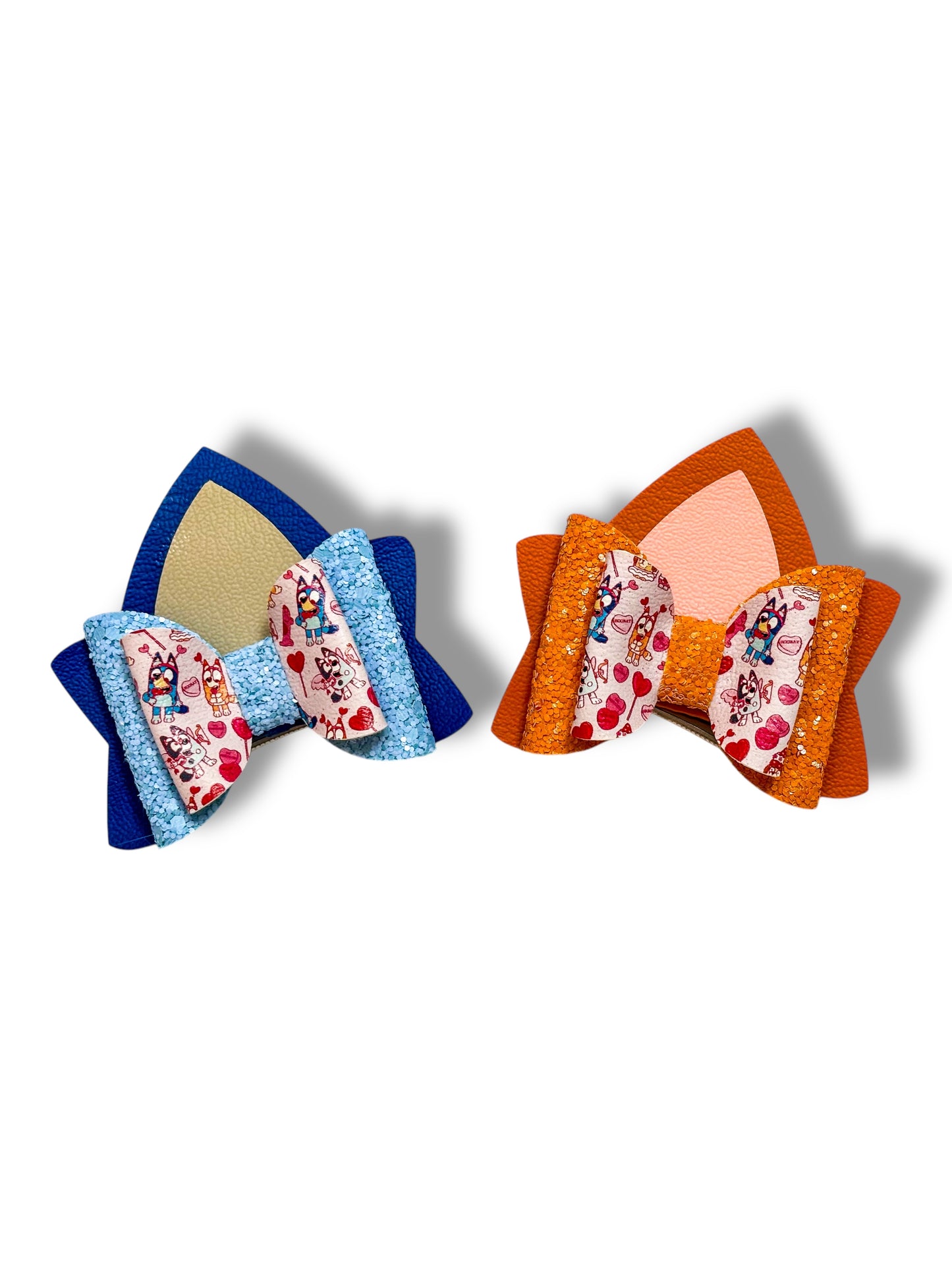 Blue Dog Ears Hair Clips