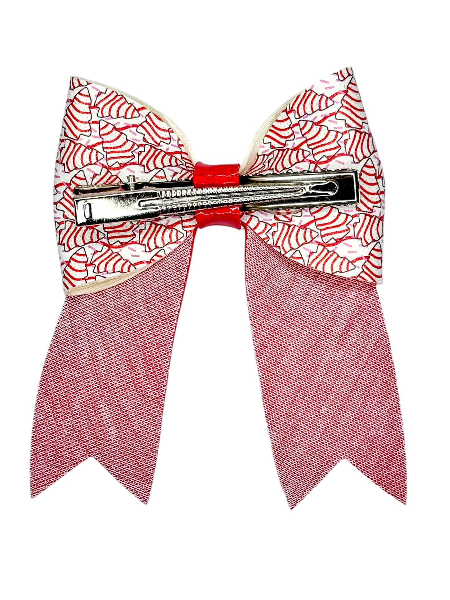 Christmas Cake Hair Bow for Girls