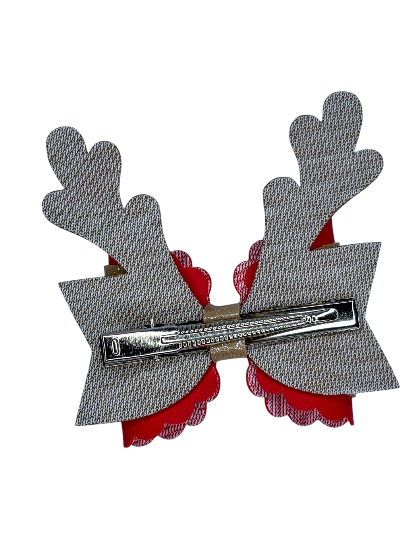 Reindeer Hair Bow for Girls