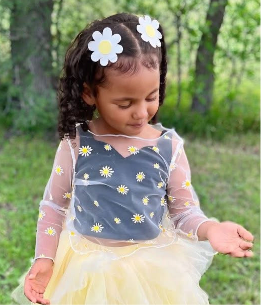 Flower Hair Clip Set for Girls