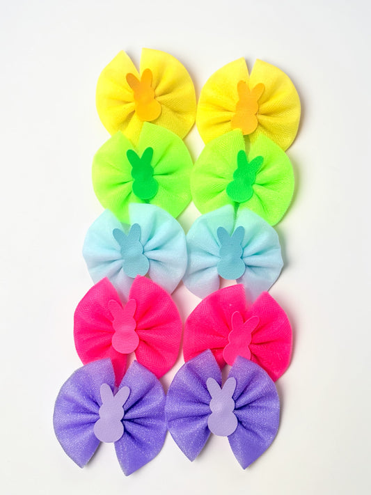 Tulle Bunny piggy bows