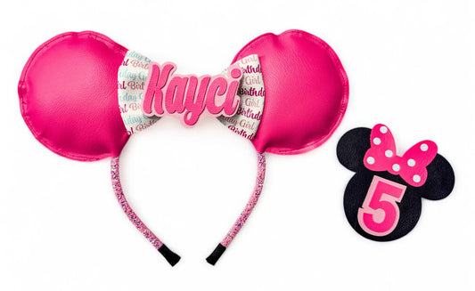 Birthday Ears & Pin Set