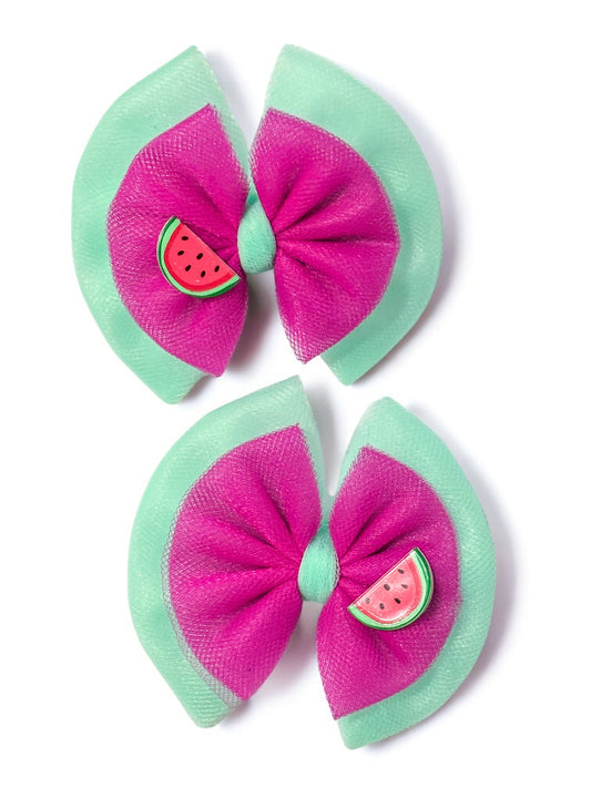 Pink Melon tulle piggies