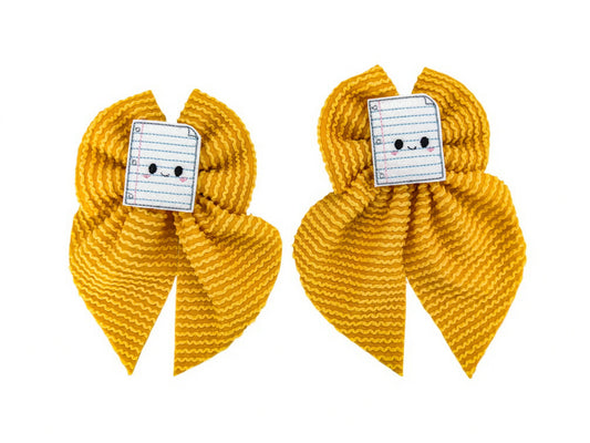Back to School Hair Bow