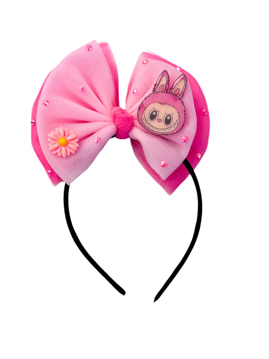 Tulle Hair Bow on Headband