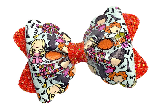 Halloween Hair Bow for Girls