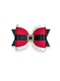 Santa Hair Bow for Girls