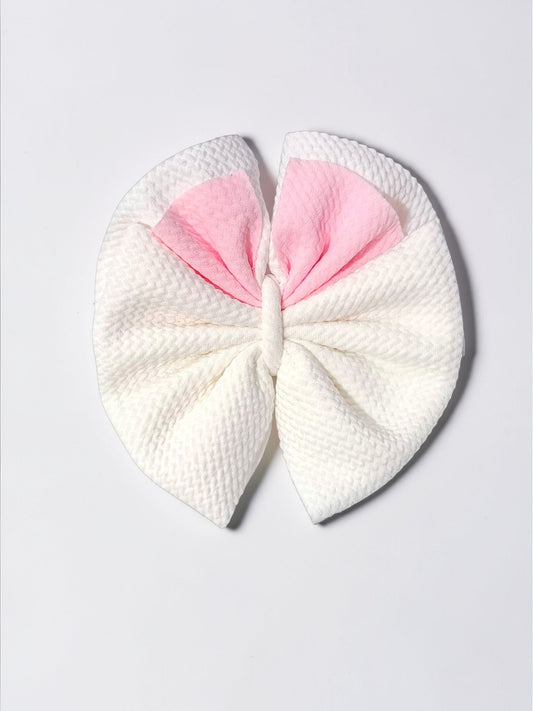 Easter Bunny Fabric Bow