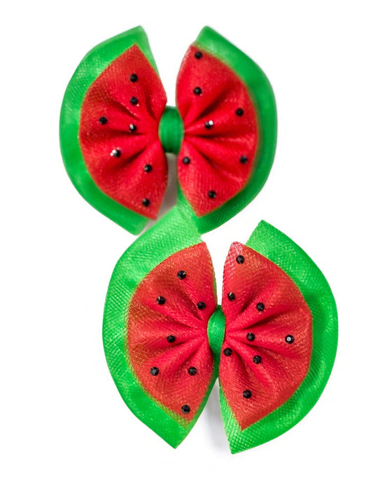 Watermelon tulle piggies