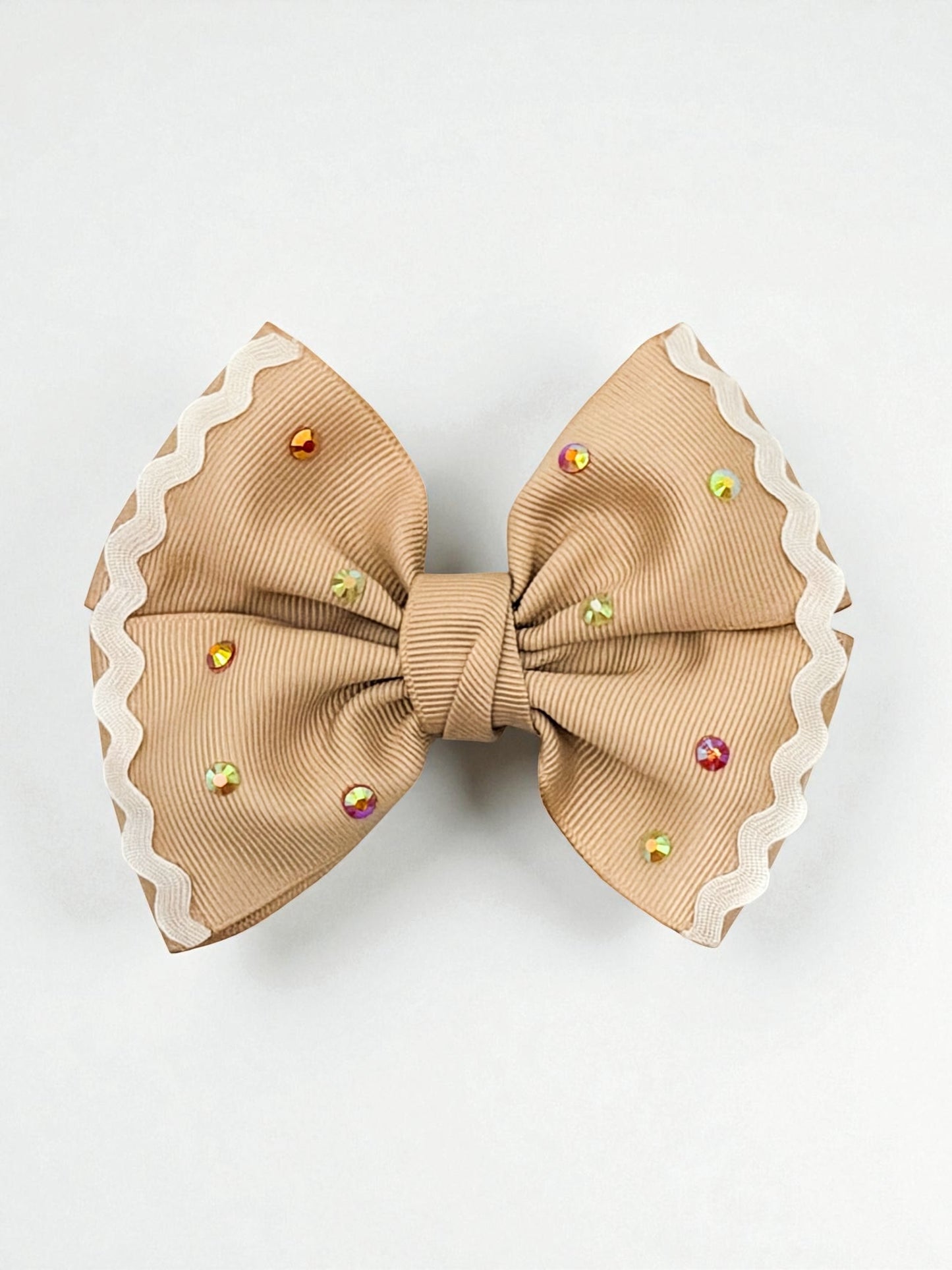Gingerbread Ribbon Bow