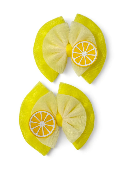 Lemon tulle piggies