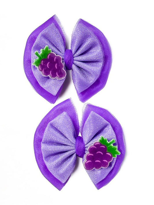 Grape tulle piggies