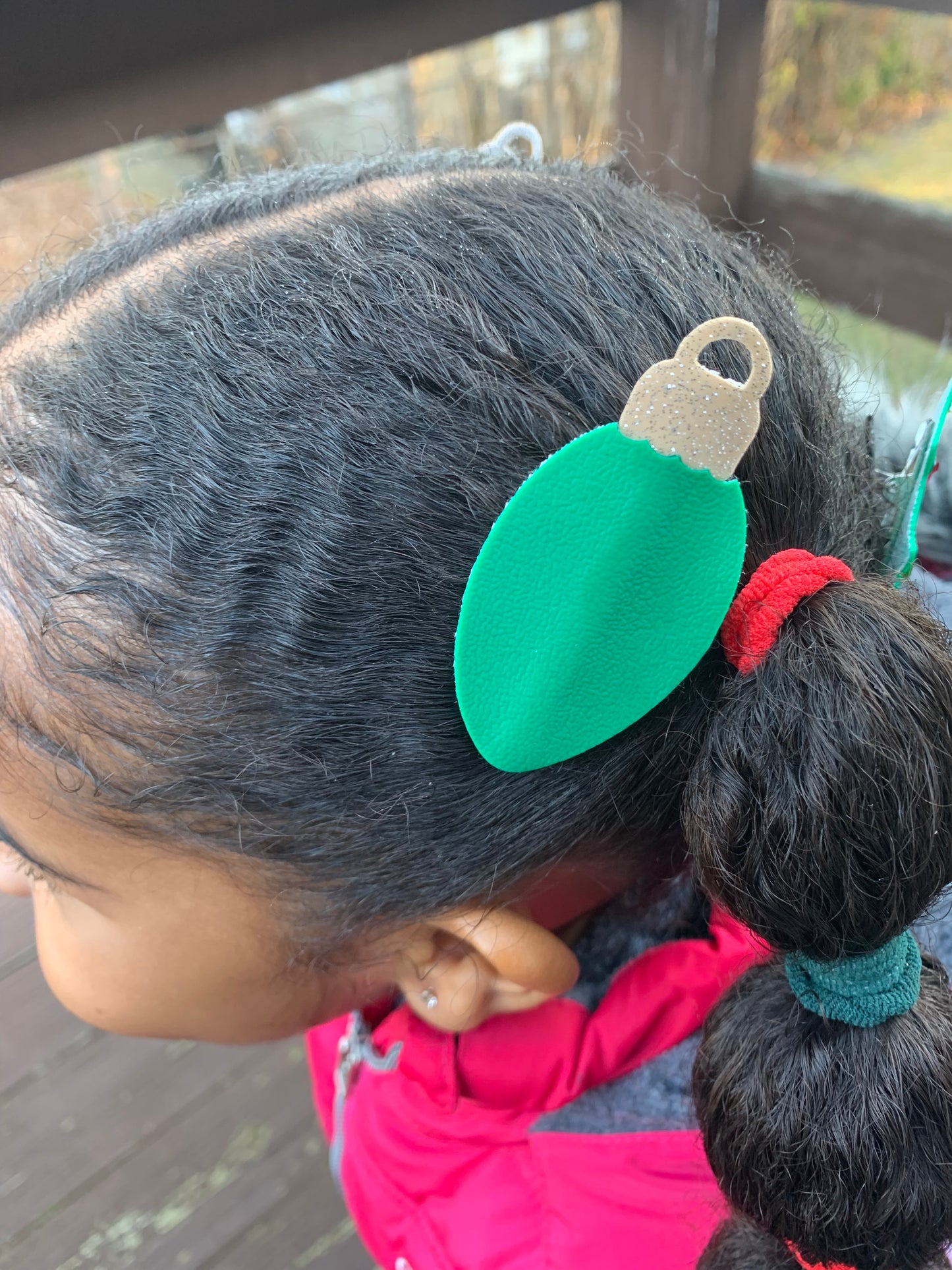 Christmas lights Hair Clip