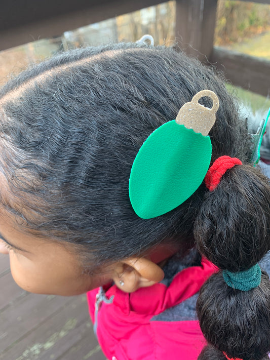 Christmas lights Hair Clip