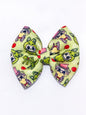 Cute Monster Green Fur Puff Hair Bow