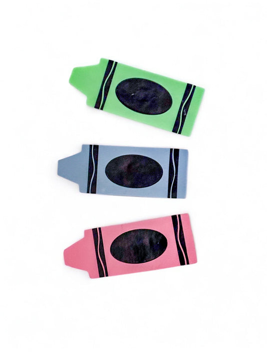 Back to School Crayon Hair Clip