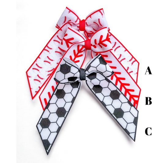 Sports Fabric Bow