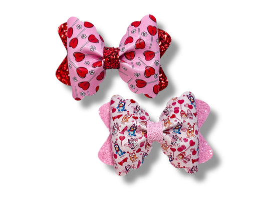 Valentines Hair Bows