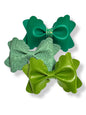 Shades of Shamrock Hair Bows