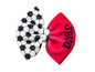 Soccer Fabric Bow