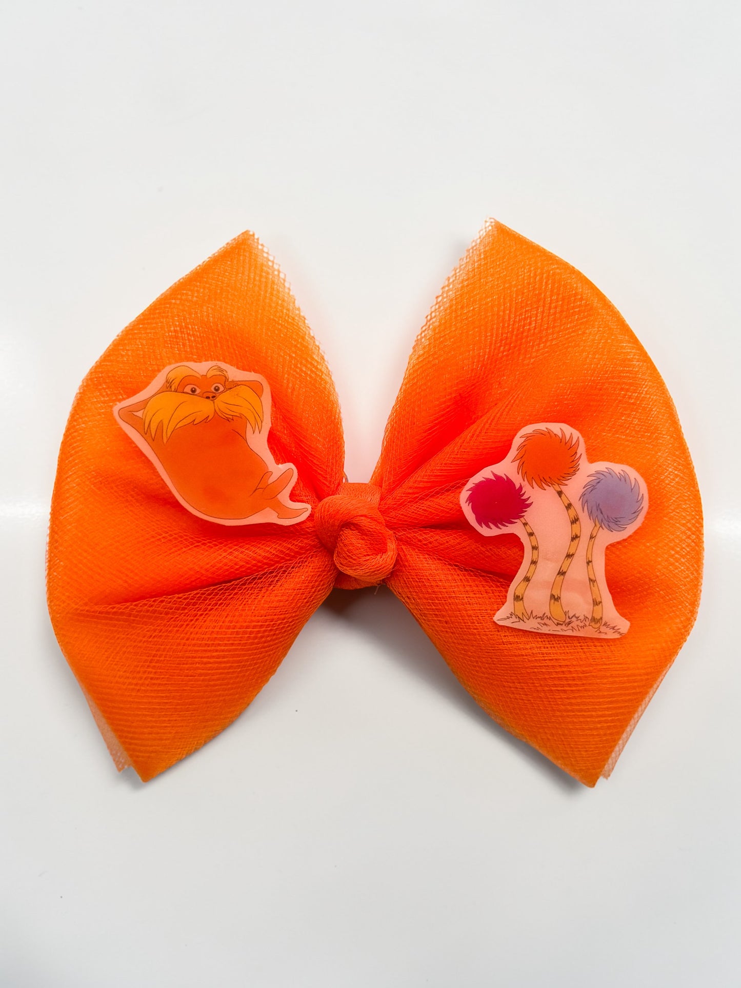 Storybook Character Tulle Hair Bow – 6” Themed Boutique Bow for Spirit Week