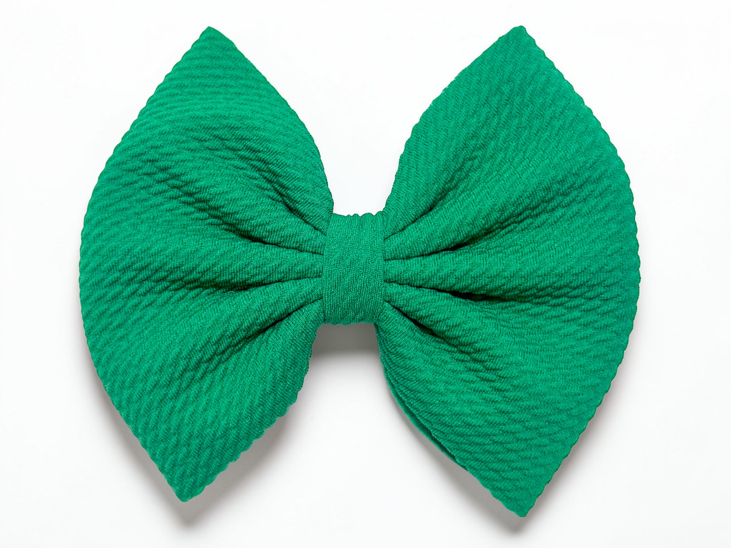 St. Patrick’s Day Hair Bow | Shamrock & Solid Green Options (5" Clips)