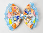 Easter Puppy Fabric Bow
