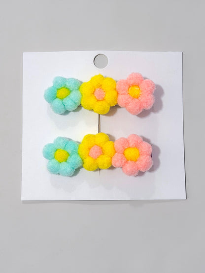 Flower Hair Clips