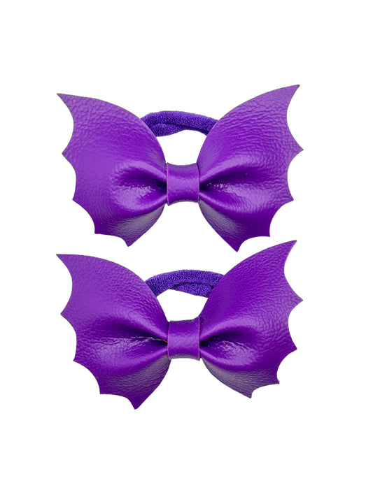 Bat Hair Bow Hair Ties for Girls