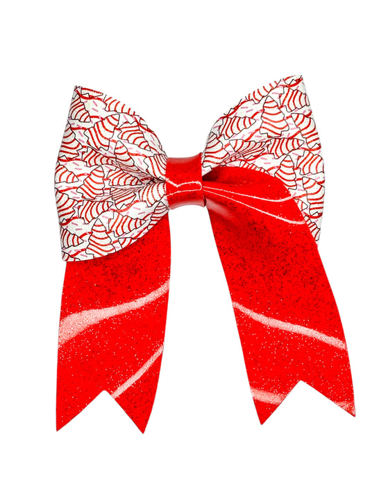 Christmas Cake Hair Bow for Girls