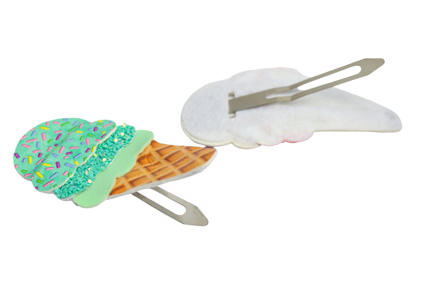 Jumbo Ice Cream Snap Clip for Girls