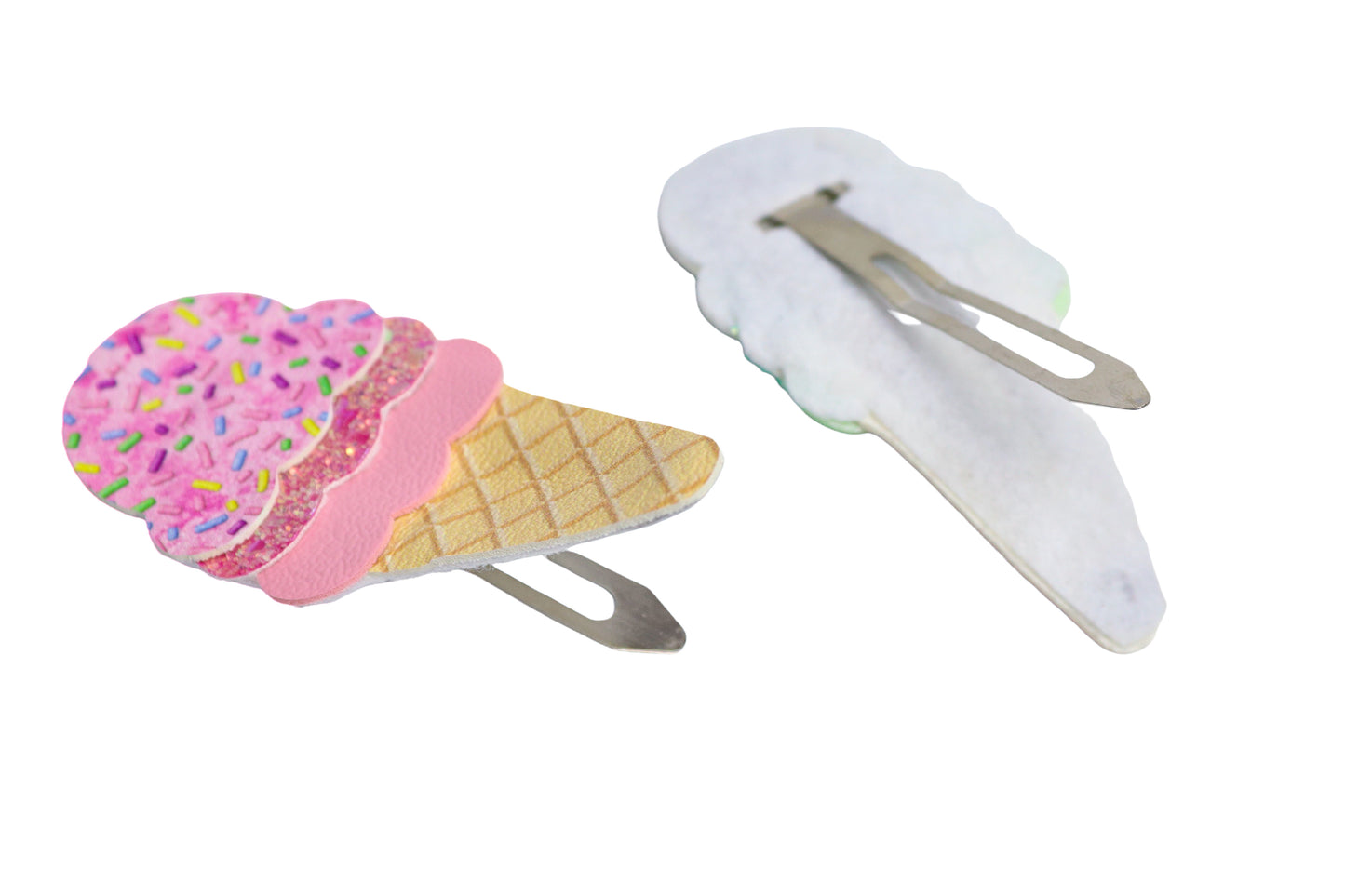 Jumbo Ice Cream Snap Clip for Girls