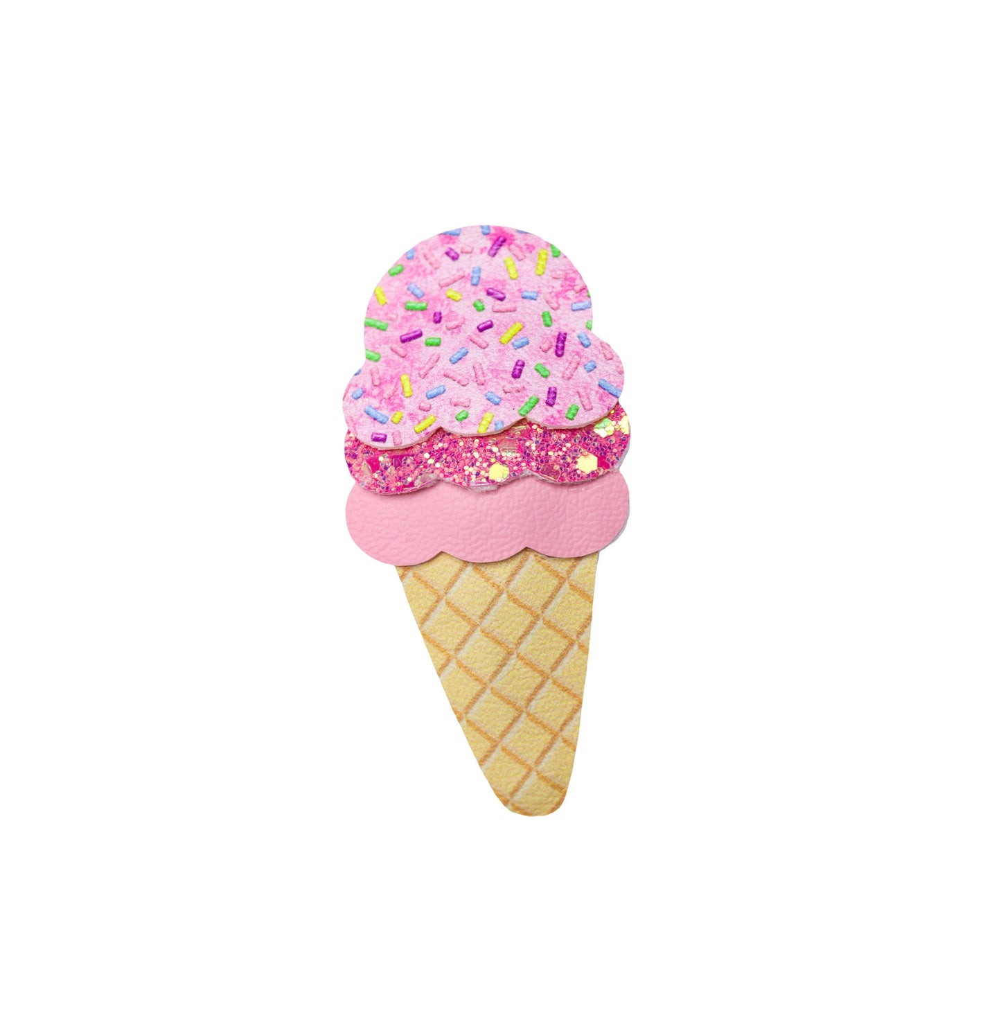 Jumbo Ice Cream Snap Clip for Girls