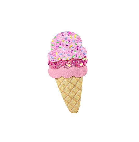 Jumbo Ice Cream Snap Clip for Girls